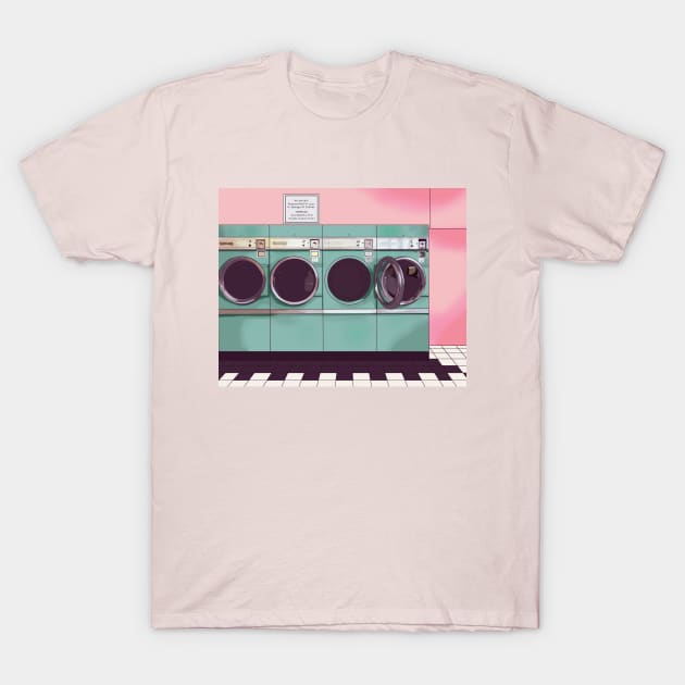 Pastel laundromat T-Shirt by Mimie20
